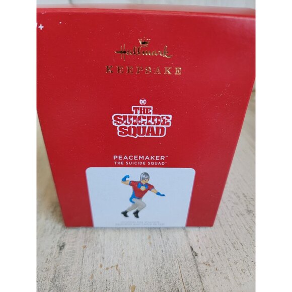 Hallmark Suicide Squad Peacemaker villain hero ornament Xmas - Picture 6 of 6